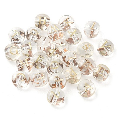 26Pcs Transparency Glass Beads GLAA-Q001-04A-1