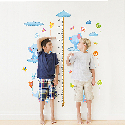 PVC Height Growth Chart Wall Sticker DIY-WH0232-037-1