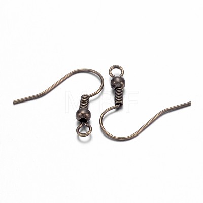 Brass Earring Hooks KK-Q362-AB-NF-1