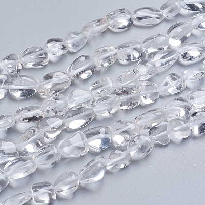 Natural Quartz Crystal Beads Strands G-G841-A12-1