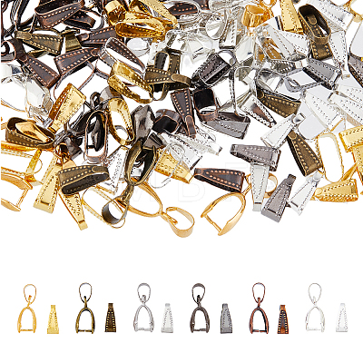 DIY Pinch Bail Jewelry Making Finding Kit KK-FH0005-13-1