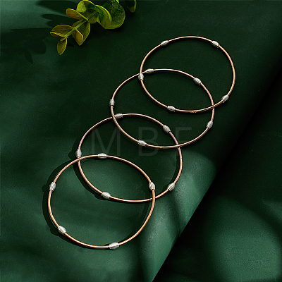 12Pcs Spring Bracelets Set BJEW-BC0001-13KCG-1