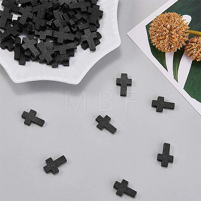 200Pcs Wood Pendants WOOD-SC0001-36A-1