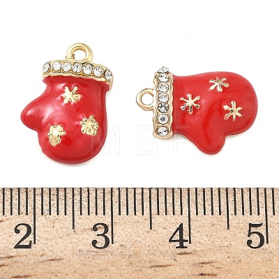 Christmas Alloy Enamel Pendants LS-ENAM-I073-02G-01-1