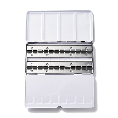 (Defective Closeout Sale: Scratch & Pit)Iron Watercolor Oil Storage Box TOOL-XCP0001-66-1