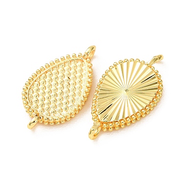 Brass Connector Cabochons Settings KK-H298-05G-1