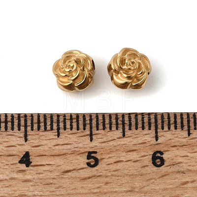 304 Stainless Steel Beads STAS-B128-45A-G-1