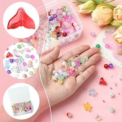 Transparent Glass Beads GLAA-FS0001-92-1