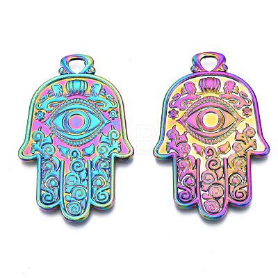 Religion Theme Rainbow Color Alloy Pendants PALLOY-N156-197-NR-1