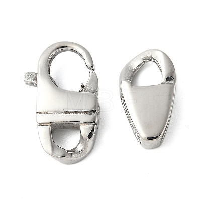 316 Surgical Stainless Steel Lobster Claw Clasps STAS-H234-10P-01-1