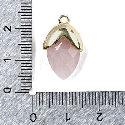 Natural Rose Quartz Pendants G-U019-03A-06-1