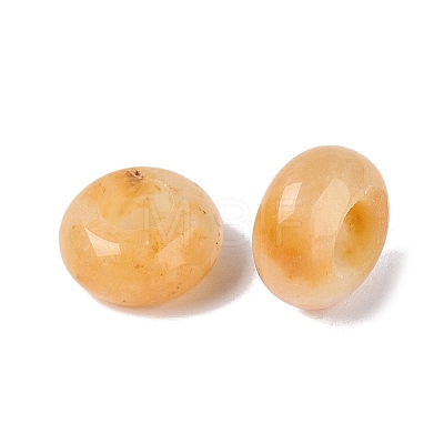 Natural Topaz Jade European Beads G-N359-17A-08-1
