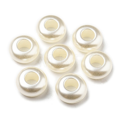 ABS Imitation Pearl Beads X-OACR-K001-32-1