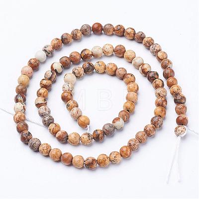 Gemstone Beads Strands GSR4mmC016-1
