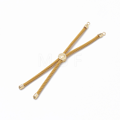 Nylon Twisted Cord Bracelet Making MAK-T003-12G-1