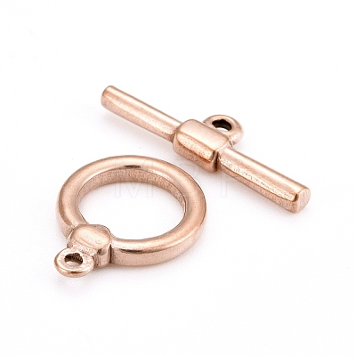 Ion Plating(IP) 304 Stainless Steel Toggle Clasps STAS-D142-04A-RG-1