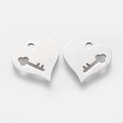 Non-Tarnish 201 Stainless Steel Charms STAS-S105-T140-1