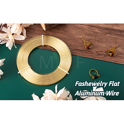 Fashewelry 3 Rolls 3 Colors Aluminum Wire AW-FW0001-02-1