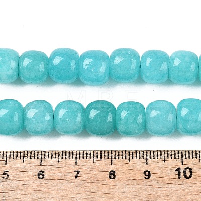 Dyed Natural White Jade Beads Strands G-T138-S10-1