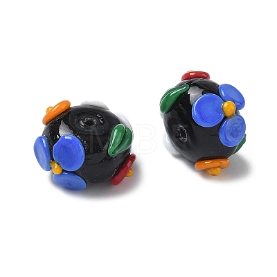 Handmade Lampwork Enamel Beads LAMP-Z020-06C-1