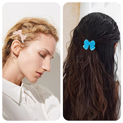 40Pcs 2 Colors Iron Alligator Hair Clip Findings PHAR-TADJ0001-12-1