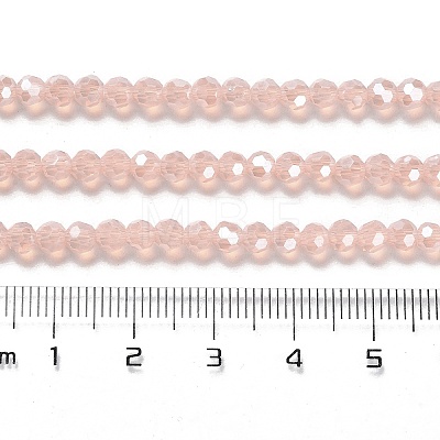 Electroplate Glass Beads Strands EGLA-A035-J4mm-A08-1