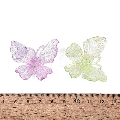 Transparent Plastic Pendants KY-N025-44-1