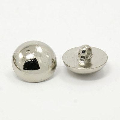 1-Hole Plating Acrylic Shank Buttons BUTT-I015A-1