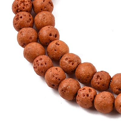 Dyed Synthetic Lava Rock Beads Strands GG-CBAAE19-06A-01-1
