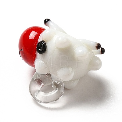 Handmade Lampwork Pendants LAMP-G156-19B-1