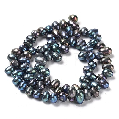 Natural Cultured Freshwater Pearl Beads Strands PEAR-J007-87-1