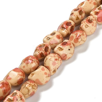 Synthetic Turquoise Beads Strands TURQ-F019-02H-1