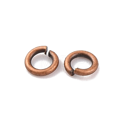 Brass Open Jump Rings KK-G514-01B-R-1