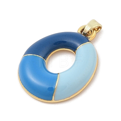 Alloy Enamel Pendants ENAM-S023-01G-O-1