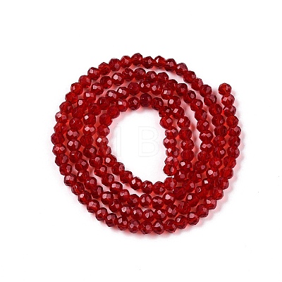 Glass Beads Strands EGLA-A044-T2mm-D01-1