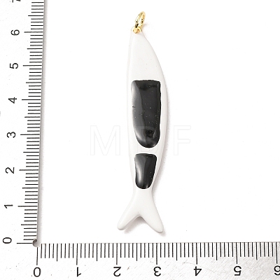 Brass with Enamel Big Pendants KK-CBA2F11-02G-02-1