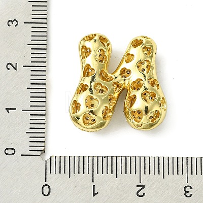 Rack Plating Brass Cubic Zirconia Pendants KK-S378-02G-N-1