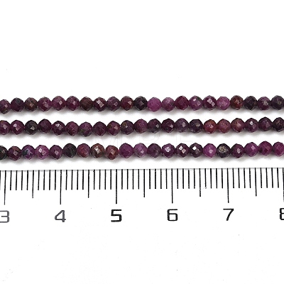 Natural Ruby Beads Strands G-C181-B06-01-1