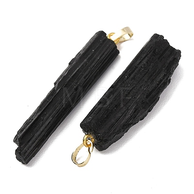 Natural Black Tourmaline Big Pendants GG-C001-03G-1