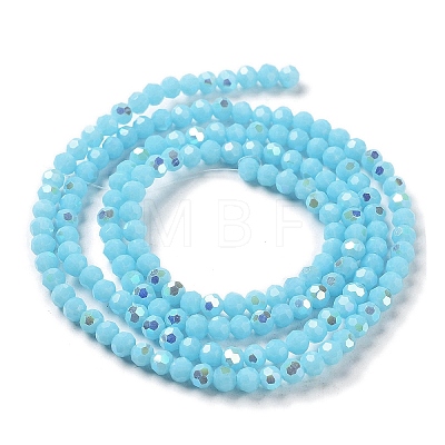 Opaque Glass Beads Strands EGLA-A035-P3mm-L08-1