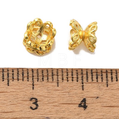 Brass Bead Caps KK-C072-04A-G-1