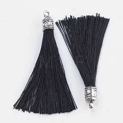 Nylon Tassels Big Pendant Decorations X-STAS-F142-07C-1