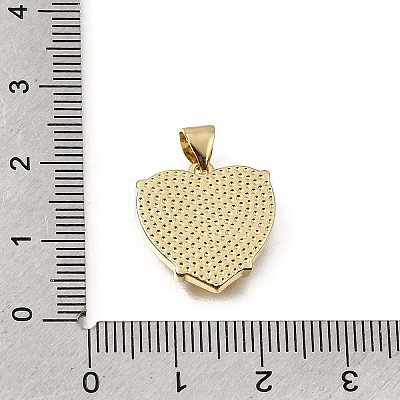 Virgin Mary Theme Brass & Natural Shell Pendants SH-CBA7C77-01A-G02-1