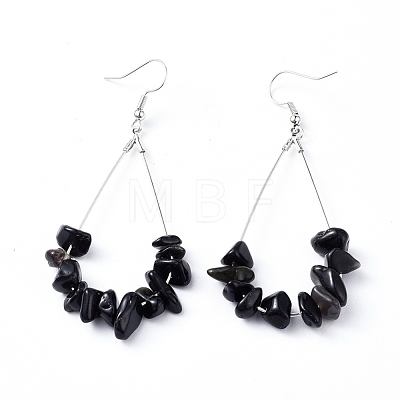 Dangle Earrings EJEW-E255-B07-1