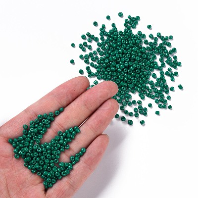 Baking Paint Glass Seed Beads SEED-US0003-3mm-K26-1