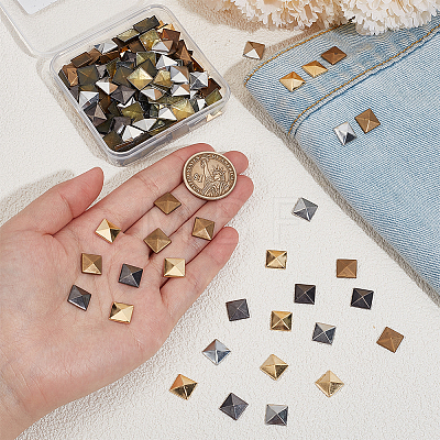200Pcs Brass Cabochons KK-CY0001-18A-1