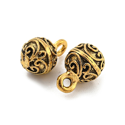 Tibetan Style Alloy Charms X-FIND-M011-02AG-1