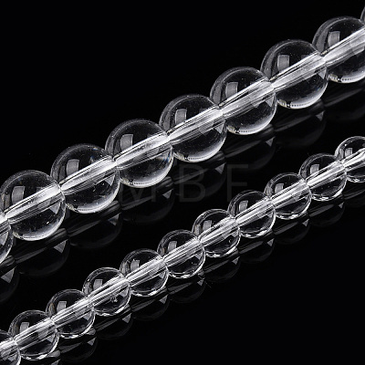 Transparent Glass Beads Strands X-GLAA-T032-T6mm-13-1