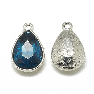 Alloy Glass Pendants PALLOY-T028-10x14mm-14-1