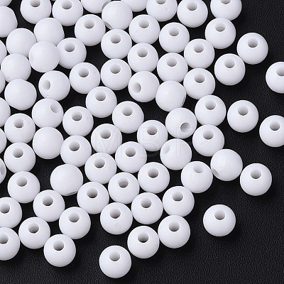 Opaque Acrylic Beads LS-X-MACR-S370-C6mm-01-1